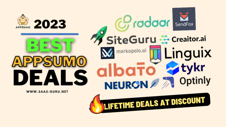 30+ Best Appsumo Lifetime Deals (September 2023) – 98% OFF