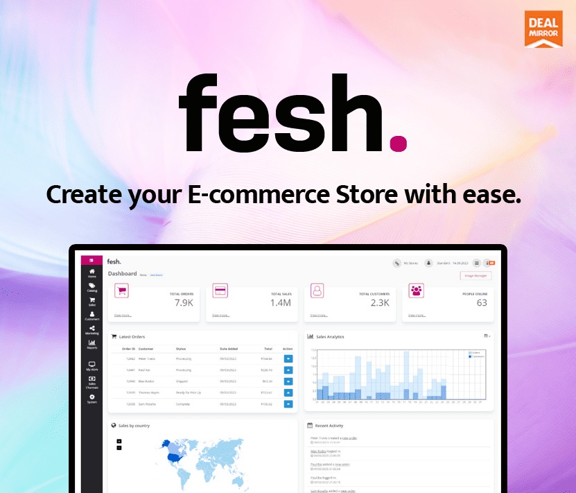 Freshly create your e-commerce store with ease, featuring the Best DealMirror Black Friday deals.