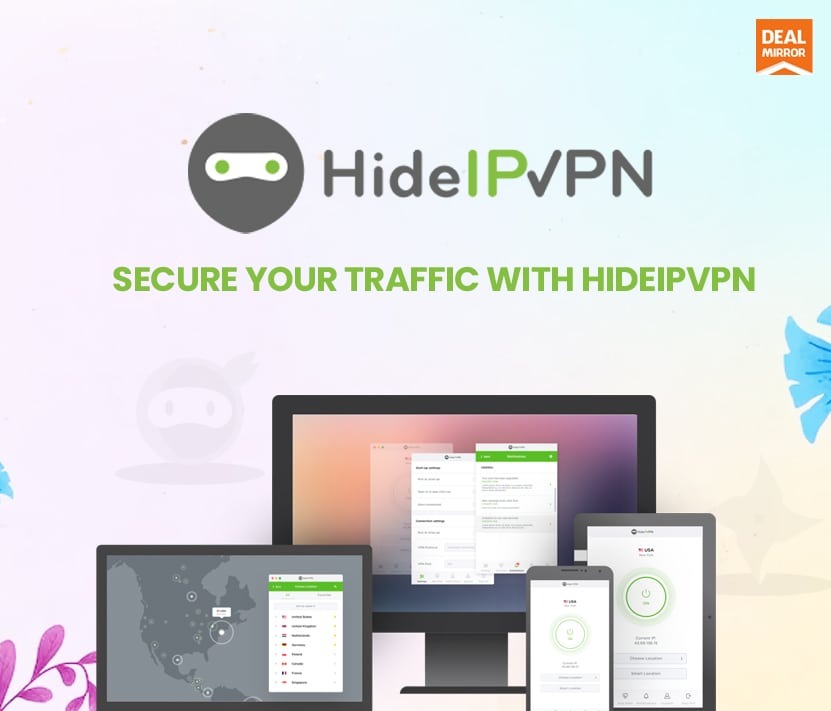 Secure your traffic with the best deal on Hideipvpn.