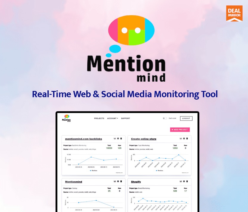 Monitor social media in real time with Menton Mind, the ultimate tool for staying up-to-date on the latest Black Friday deals from Best DealMirror.