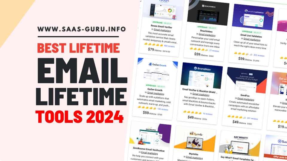 Top 10 Best Lifetime Email Marketing Tools 2024